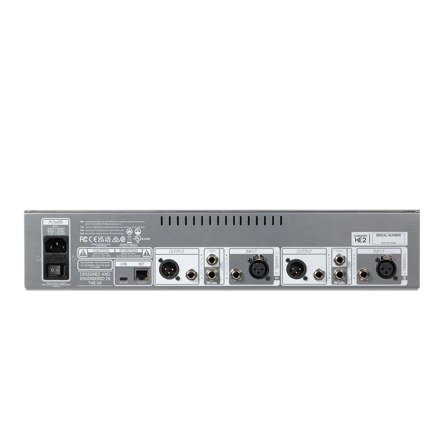 Cranborne Carnaby HE2 | 2 - channel HarmonicEQ® for 19 Inch Rack - https://www.cromaonline.cl/