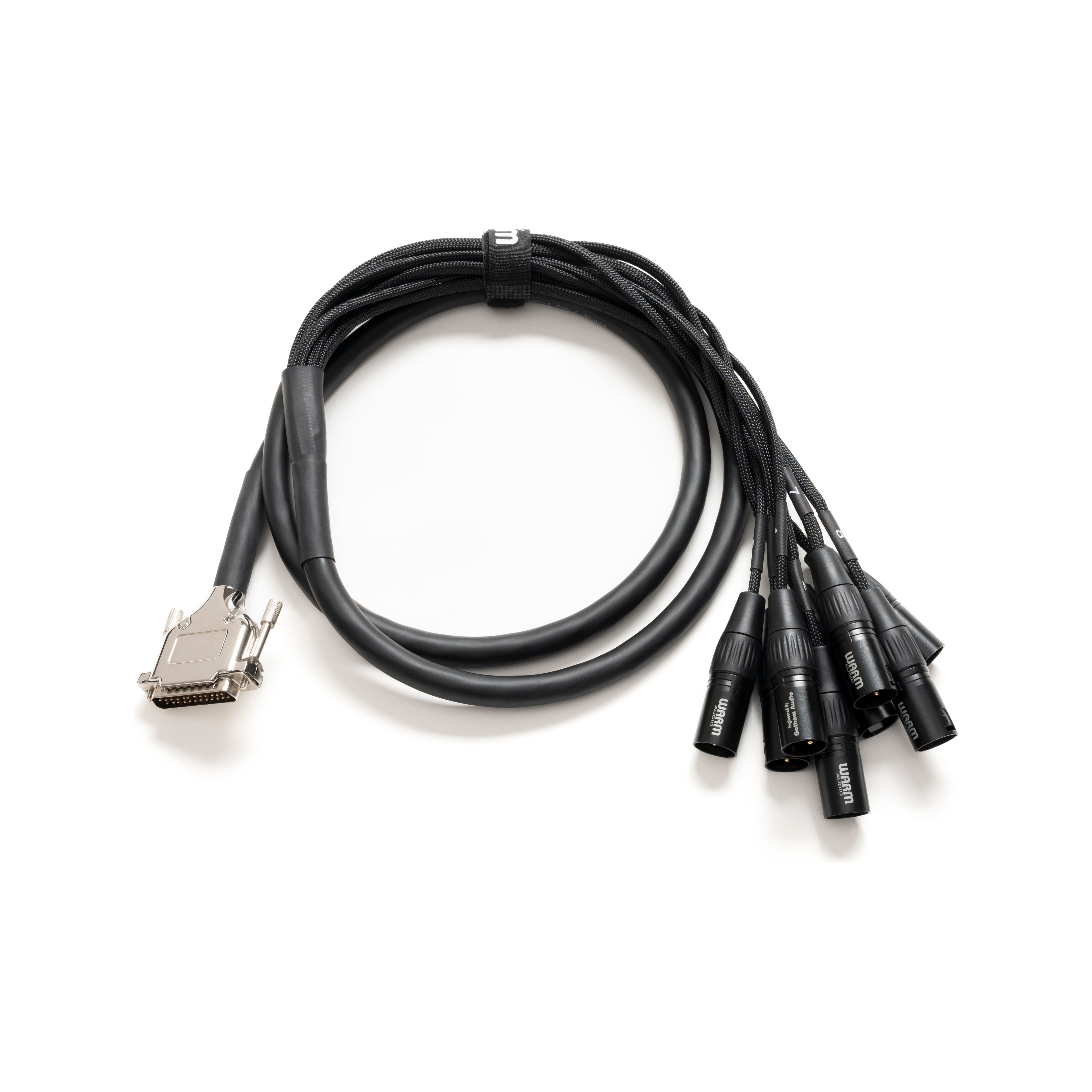 Warm Audio cable Premier DB25 - XLR Macho, de 3mt - https://www.cromaonline.cl/