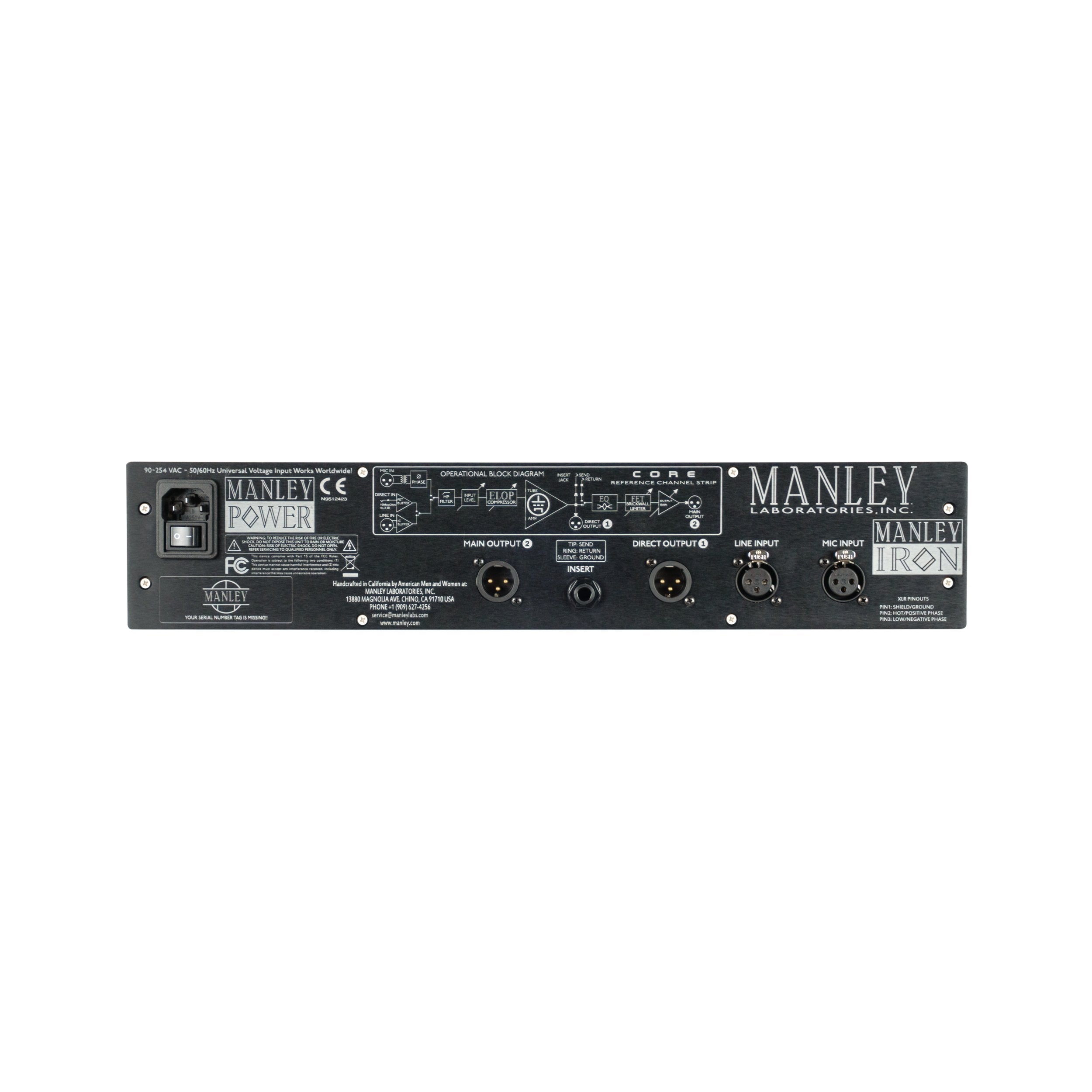 Manley CORE - Channel Strip a tubo - https://www.cromaonline.cl/