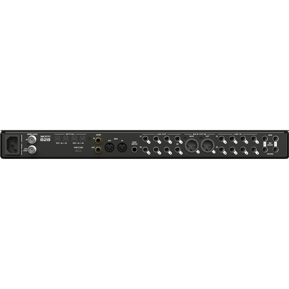 MOTU 828 - Interfaz USB3 28x32 - https://www.cromaonline.cl/