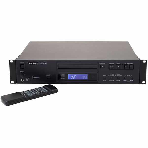 Tascam CD200BT - CD Player, con Bluetooth, 19" - https://www.cromaonline.cl/