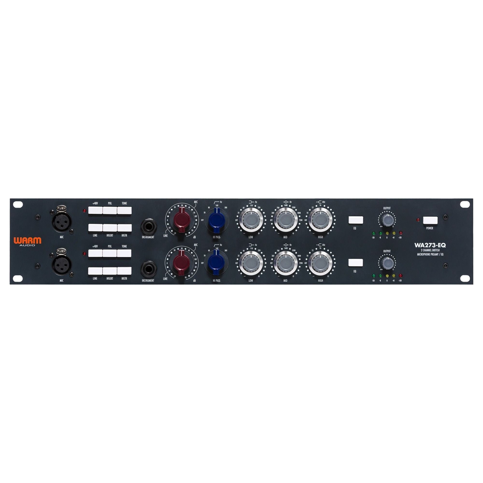 Warm Audio WA273-EQ - Preamplificador de 2 canales con EQ - https://www.cromaonline.cl/